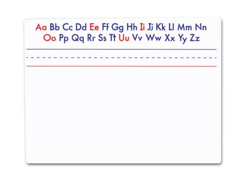 Alphabet Magnetic Dry Erase Board - Two-Sided (9" x 12")