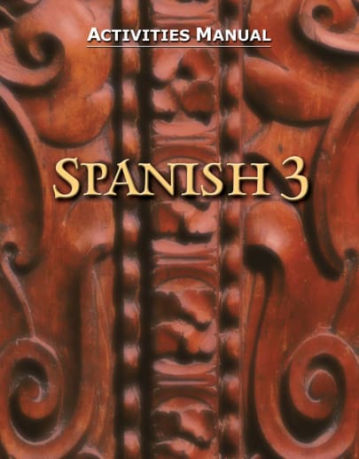 BJU Press Spanish 3 Activities 1st Edition