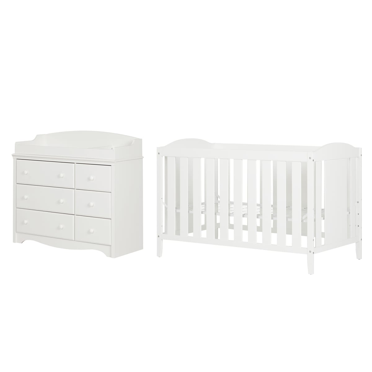 changing table and cot set