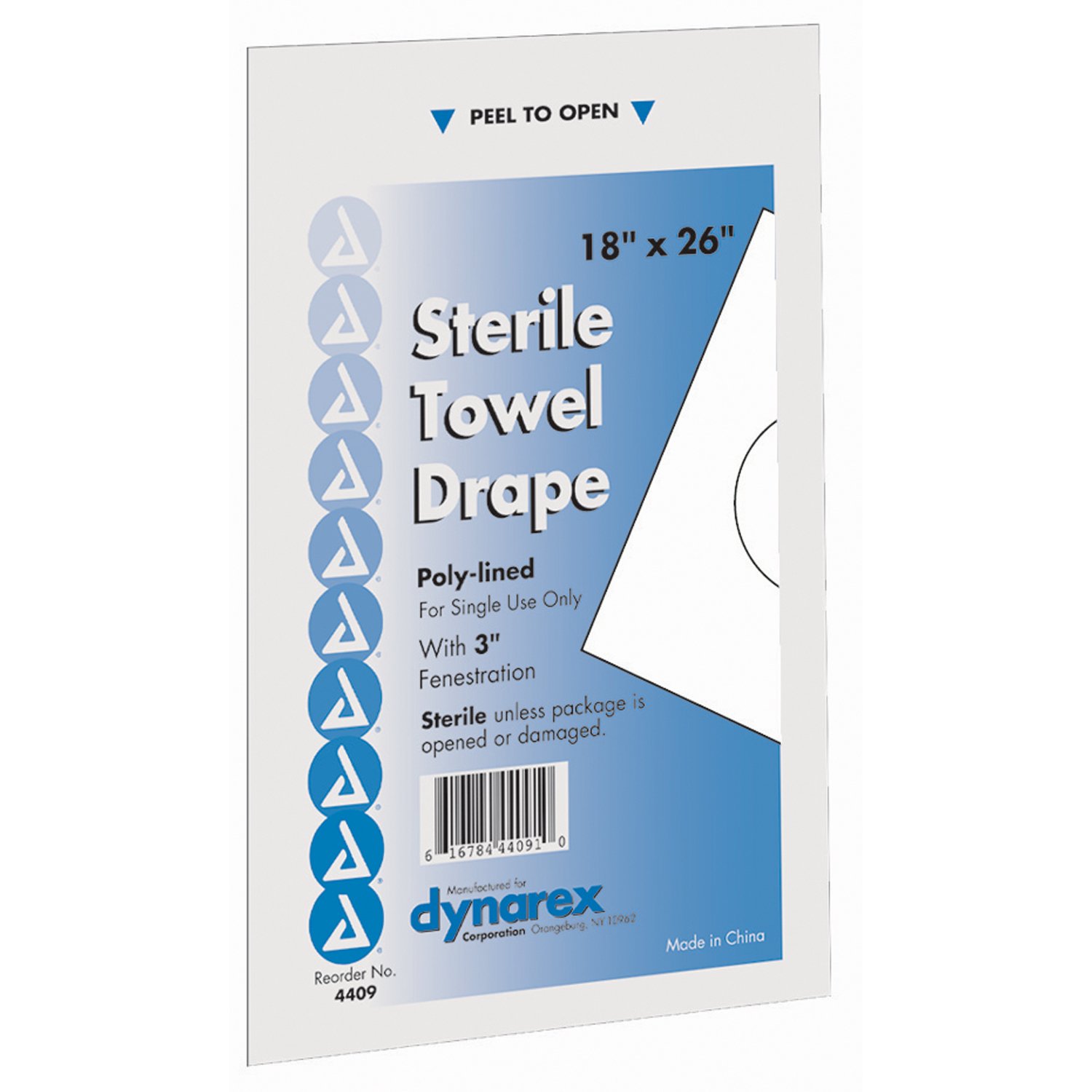 dynarex Sterile Towel Surgical Drape, 18 x 26 Inch MK 786622