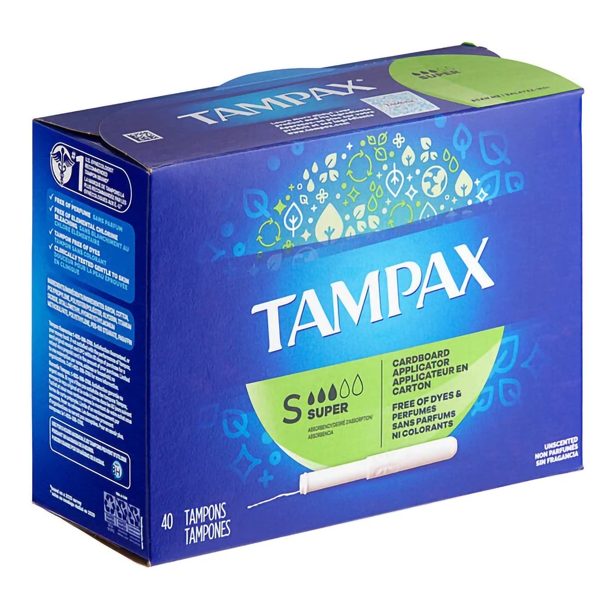 Tampax Super Absorbency Unscented Tampons MK 1196738