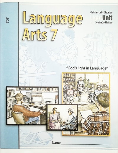 Language Arts LightUnit 707 Sunrise 2nd Edition