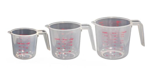 Liquid Measuring Pitchers - Set of 3 Dual Scale