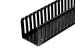 Gruber 4ft Cable Management End Mount Channel, Black