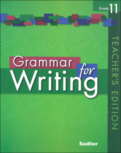 Grammar for Writing Teacher's Edition Grade 11
