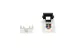 Cat6A RJ45 110 Type Keystone Jack, Black