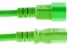 AC Power Cord, C13 to C14, 18 AWG, 6ft, Green