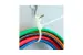 8in Nylon Cable Ties, White, Qty 100, Wall Mountable