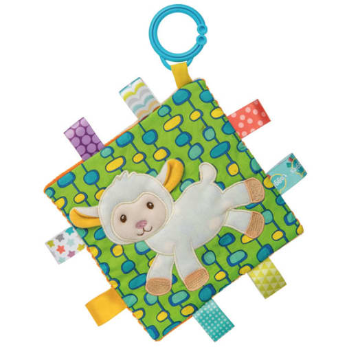 Taggies Crinkle Me Baby Toy - Sherbet Lamb