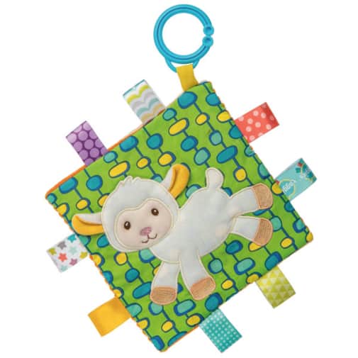 Taggies Crinkle Me Baby Toy - Sherbet Lamb