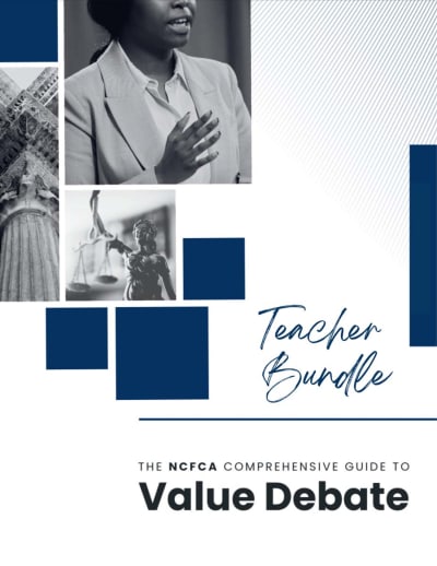 NCFCA Comprehensive Guide to Value Debate Teacher Bundle