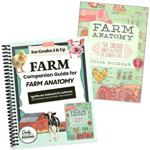 Julia Rothman Farm Anatomy Notebook Companion Set