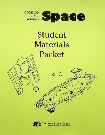 Common Sense Science: Space Student Materials Packet