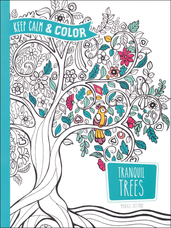 Keep Calm and Color - Tranquil Trees Coloring Book