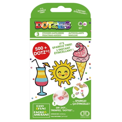 Dotzies 3 Stickers Multi Pack - Sunshine (Beginner)