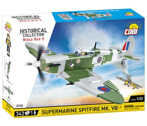 COBI Supermarine Spitfire MK. VB Fighter - 342 pieces (World War II Historical Collection)