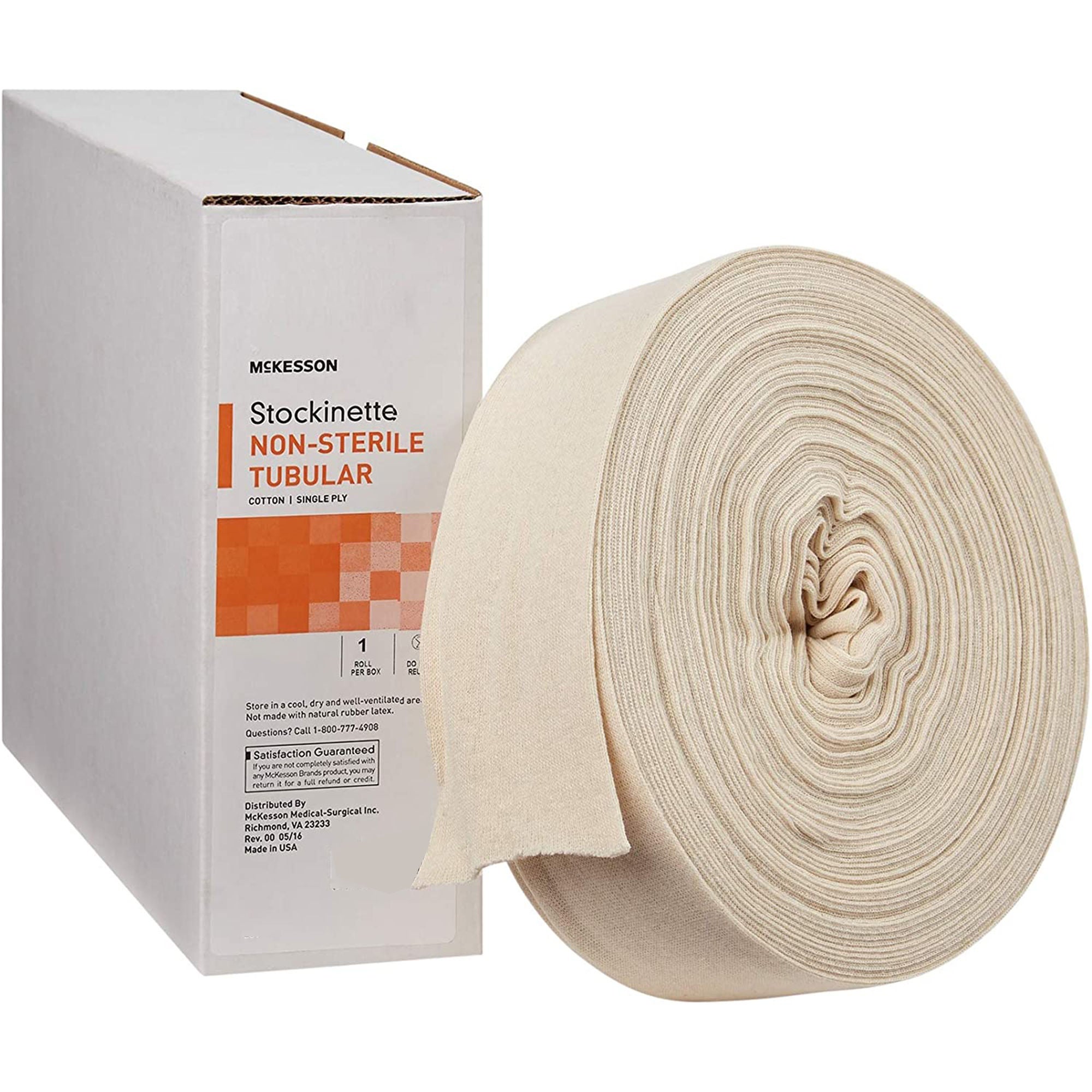 McKesson White Polyester Tubular Stockinette, 6 Inch x 25 Yard MK 457645
