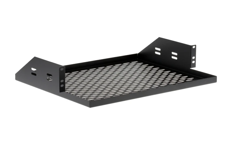 Great Lakes 2U Vented Stationary Rack Mount Shelf Great Lakes 2U Vented Stationary Rack Mount Shelf