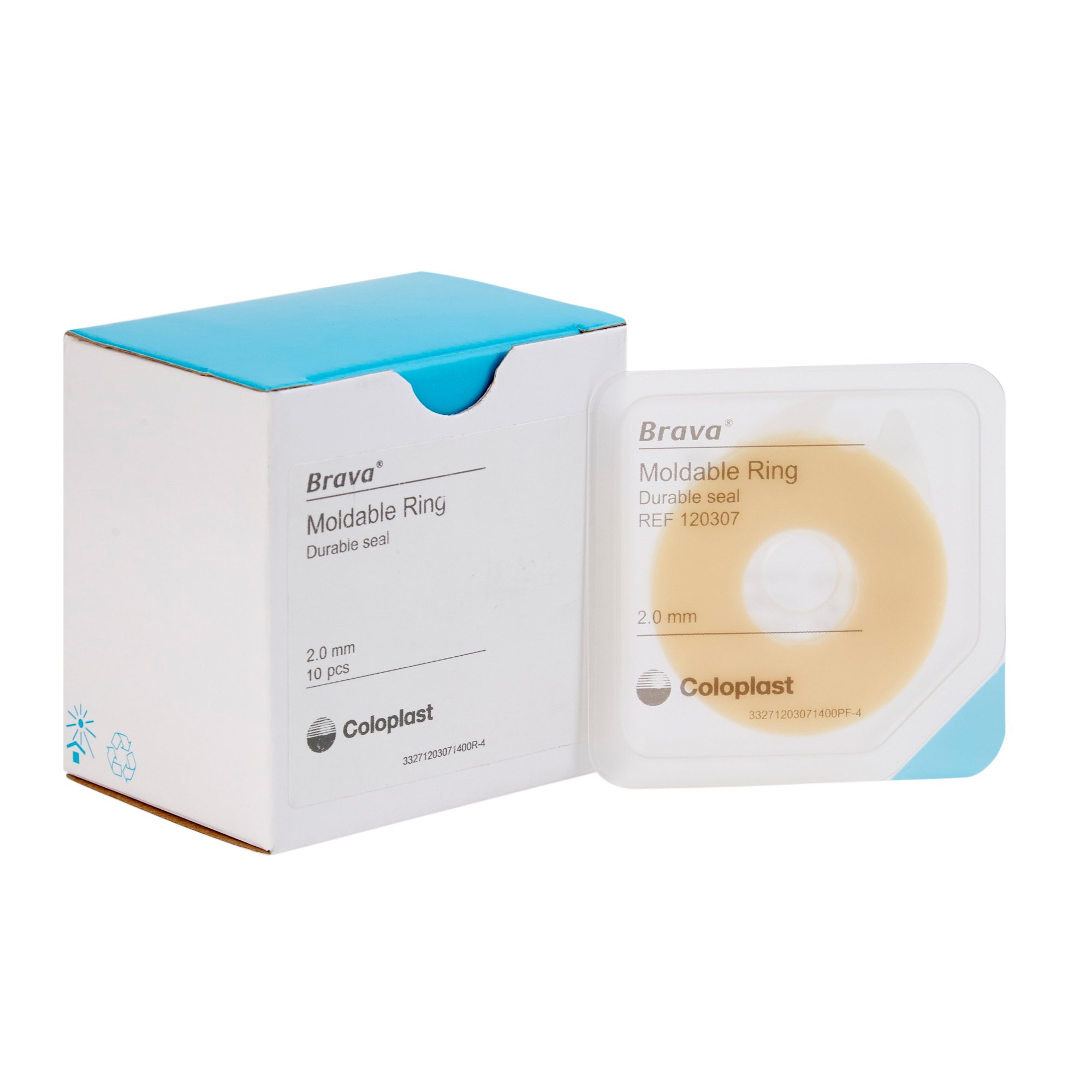 Brava Moldable Ostomy Ring 2-mm Thick, 2-inch Diameter, Moldable, Alcohol-Free MK 809844