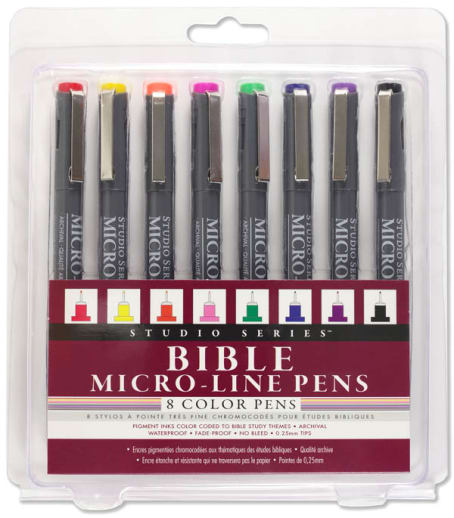 Bible Micro-Line Color Pens