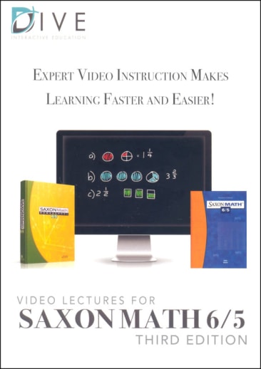 DIVE CD-ROM Saxon Math 6/5 3rd Edition Windows/Mac
