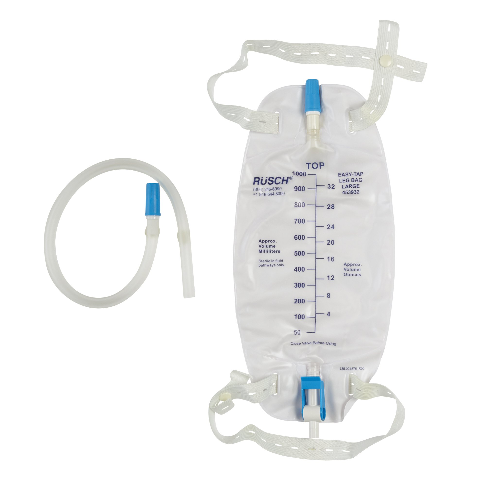 Easy Tap Urinary Leg Bag, 950 mL capacity MK 549965