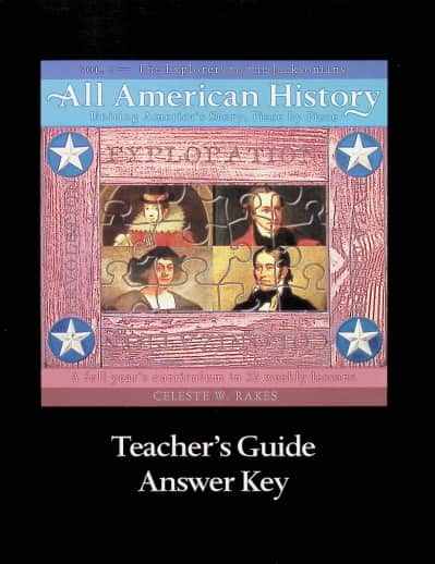 All American History Volume 1 Teacher Guide and Answer Key