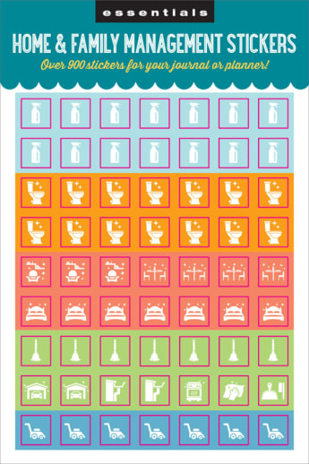 Home & Family Management Planner Stickers