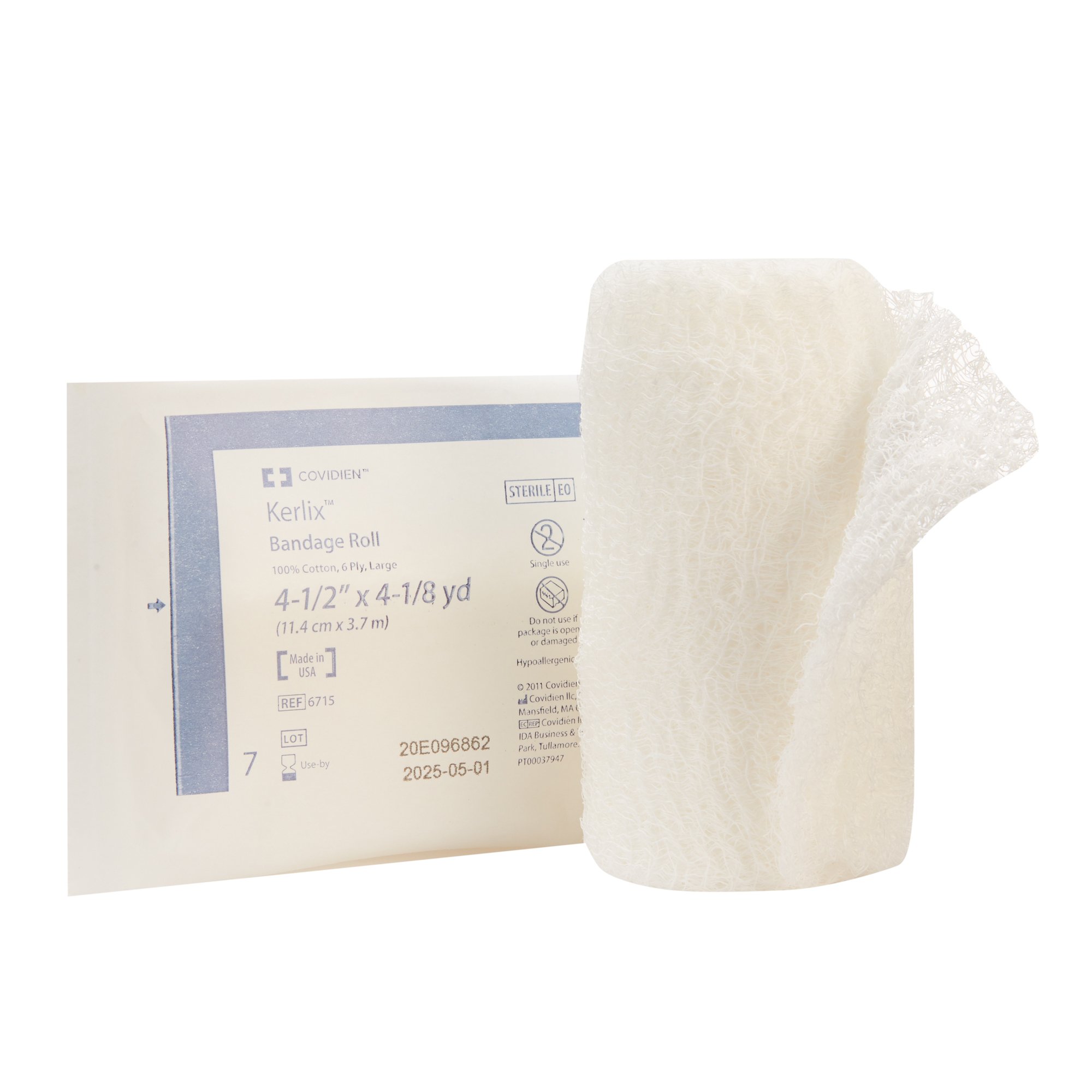 Kerlix Sterile Fluff Bandage Roll, 4-1/2 Inch x 4-1/10 Yard, 6-Ply MK 10173