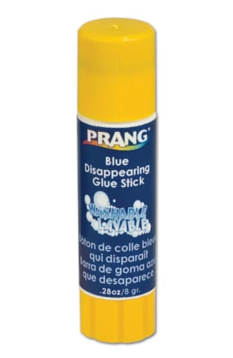 Prang Blue Disappearing Glue Stick (0.28 oz)