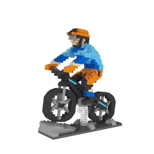Mini Building Blocks: Mountain Biker (528 pieces)