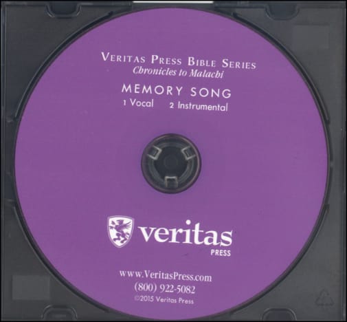 Veritas Bible Chronicles through Malachi Memory Song CD