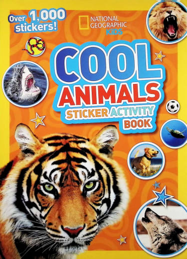 National Geographic Kids Cool Animals Sticker Activity Book