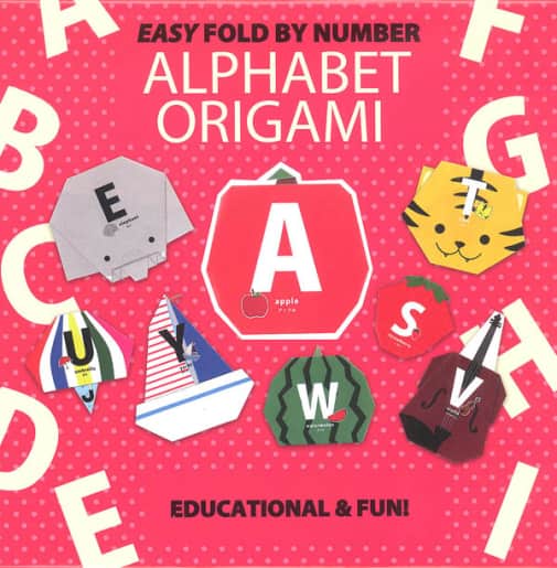 Easy Fold by Number Alphabet Origami