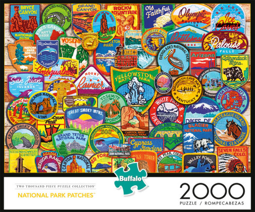 National Park Patches Puzzle (2000 pieces)