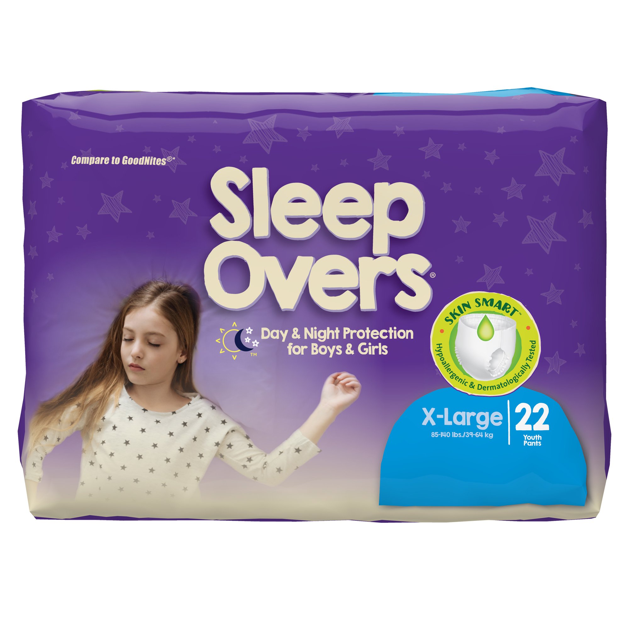 Cuties Sleep Overs Absorbent Underwear, Extra Large MK 811511