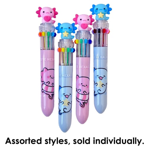 Axolotl 10 Colors Ballpen (assorted style)