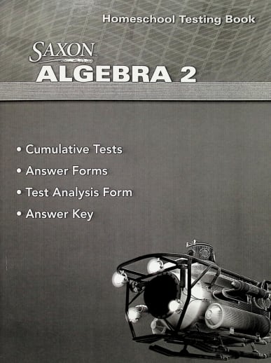 Saxon Algebra 2 Homeschool Testing Book (4th Edition)
