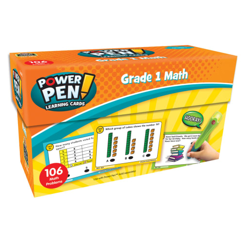 Power Pen Learning Cards: Math Grade 1