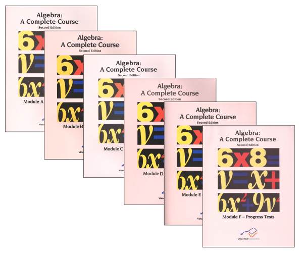 Algebra Complete Set 6 Progress Tests (A-F)