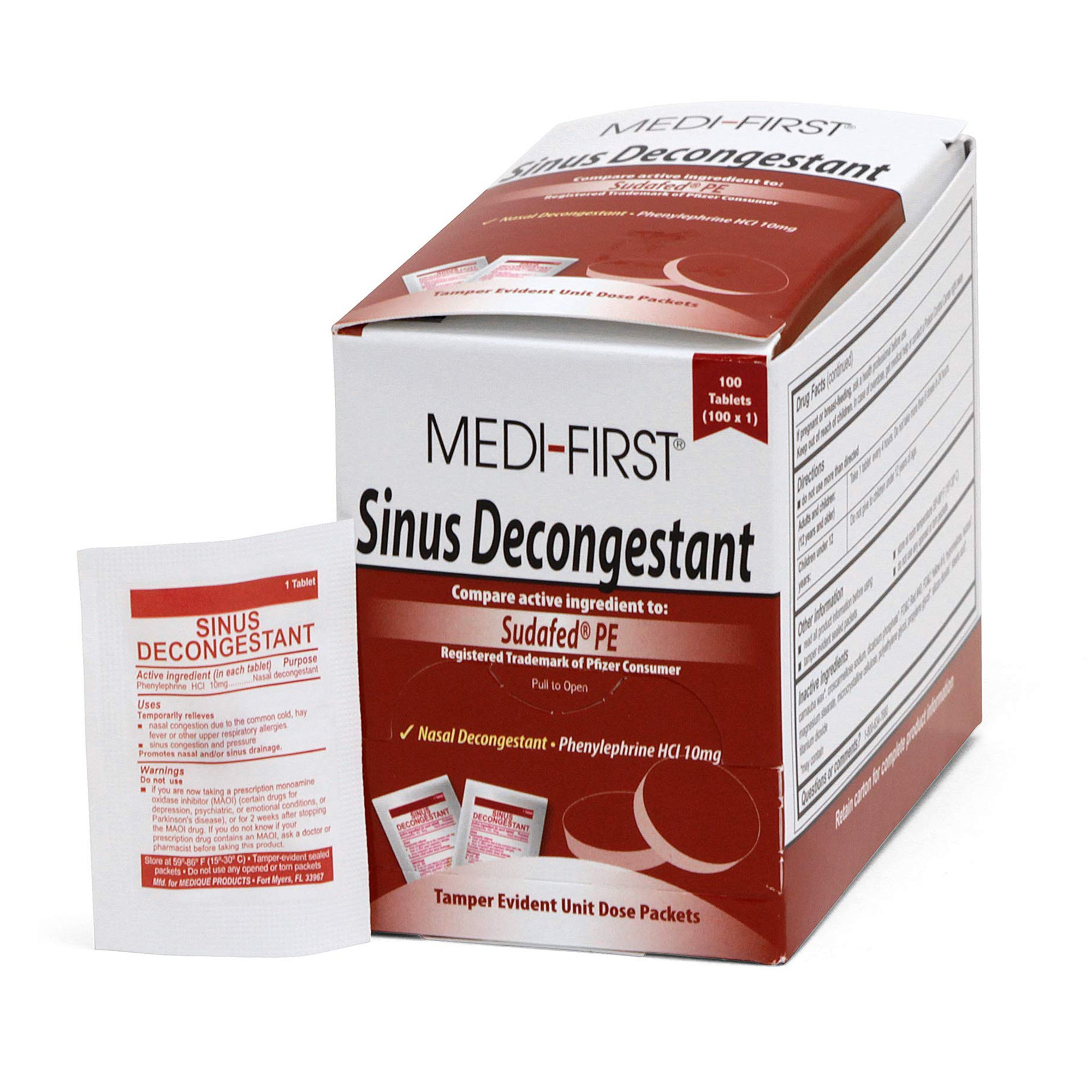 Medi-First Phenylephrine Sinus Relief MK 788102