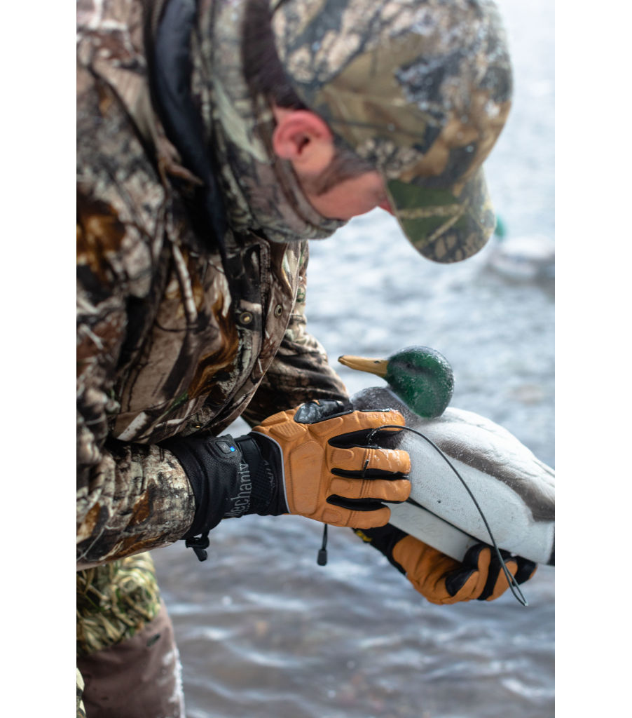 Coldwork™ M-Pact Heated Glove with clim8® Technology, Brown/Black, large image number 12