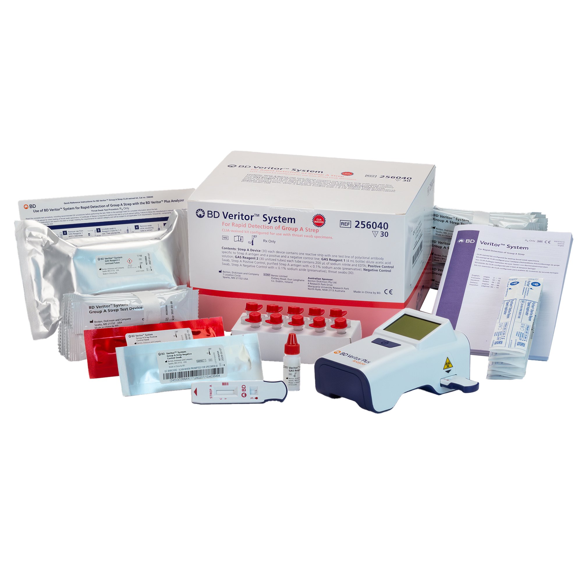 BD Veritor System Strep A Infectious Disease Immunoassay Respiratory Test Kit MK 879630