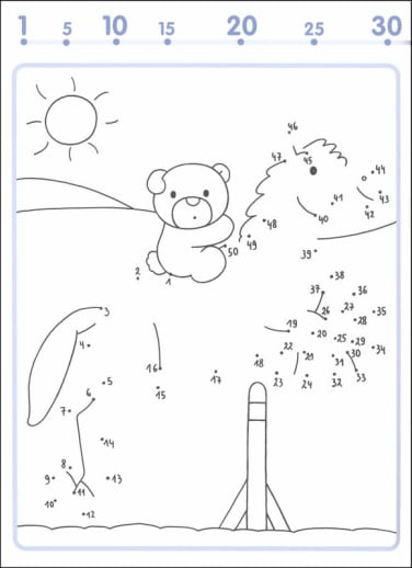 Dot to Dot Count to 50