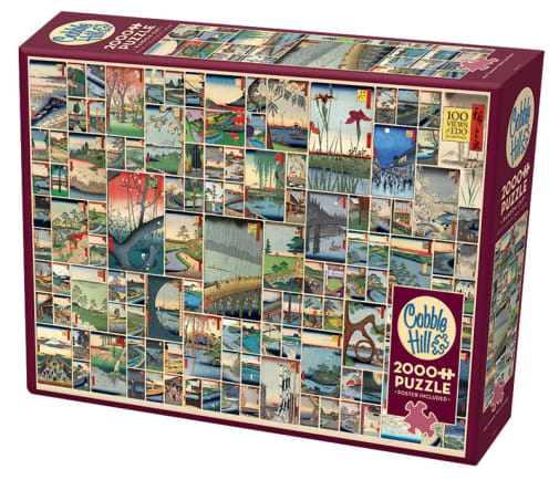 Cobble Hill 100 Hundred Famous Views of Edo Puzzle (2000 piece)