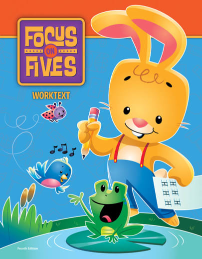 BJU Press Focus on Fives K5 Student Worktext 4th Edition