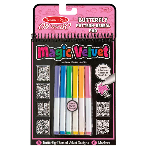 Melissa & Doug Magic Velvet - Butterfly Scenes (On the Go)