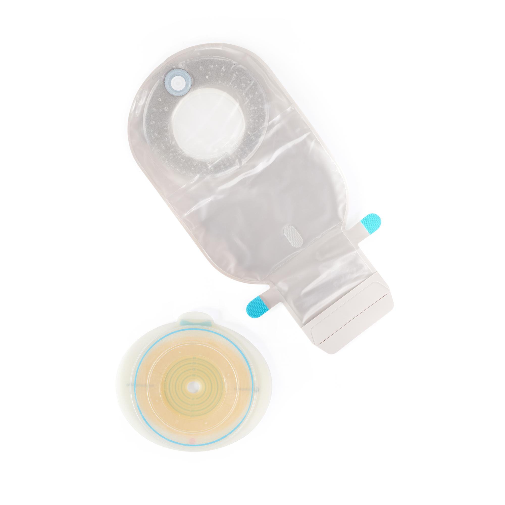 Ostomy Pouch SenSura Mio Two-Piece System Maxi Length Flat, Trim to Fit 3/8 to 1-7/8 Inch Stoma Drainable MK 1006225