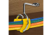2in Snap-on Bridle Ring Data-Cable Saddle, 100-Pack