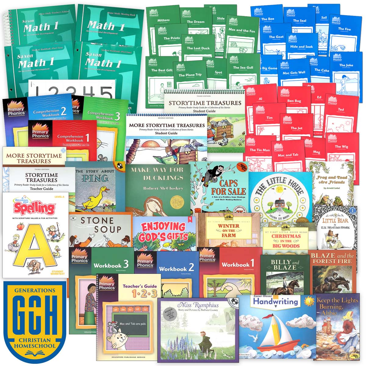 Generations Homeschool Grade 1 Curriculum Package